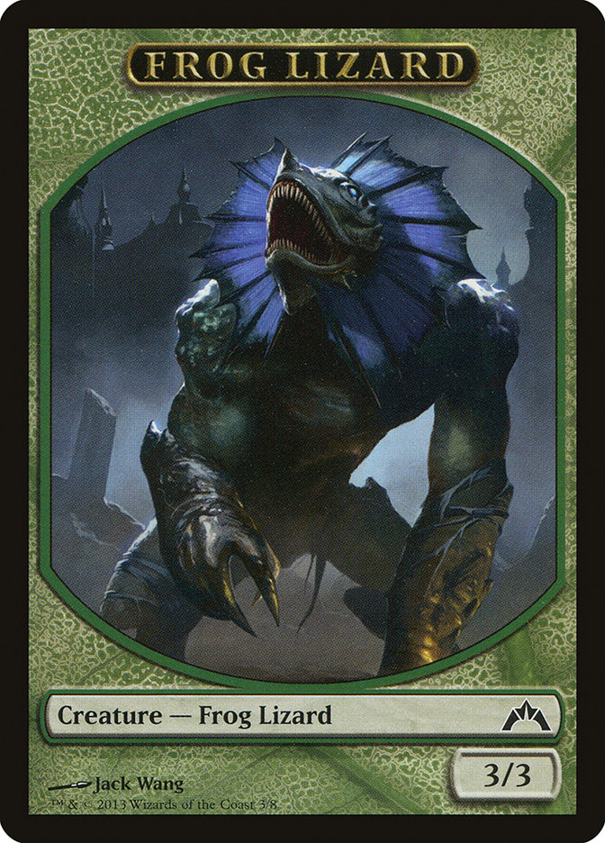 Frog Lizard Token [Gatecrash Tokens] | Game Master's Emporium (The New GME)