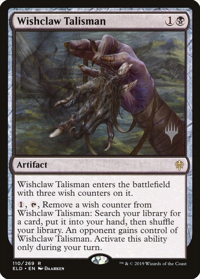 Wishclaw Talisman (Promo Pack) [Throne of Eldraine Promos] | Game Master's Emporium (The New GME)