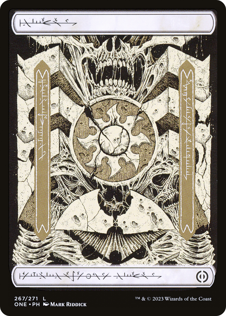 Plains (267) (Phyrexian) [Phyrexia: All Will Be One] | Game Master's Emporium (The New GME)
