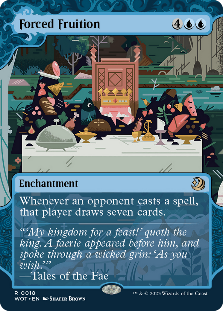 Forced Fruition [Wilds of Eldraine: Enchanting Tales] | Game Master's Emporium (The New GME)