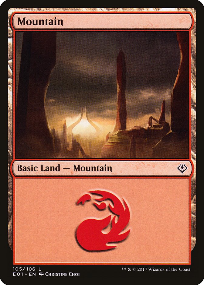 Mountain (105) [Archenemy: Nicol Bolas] | Game Master's Emporium (The New GME)