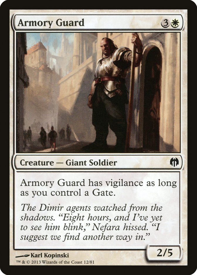 Armory Guard [Duel Decks: Heroes vs. Monsters] | Game Master's Emporium (The New GME)