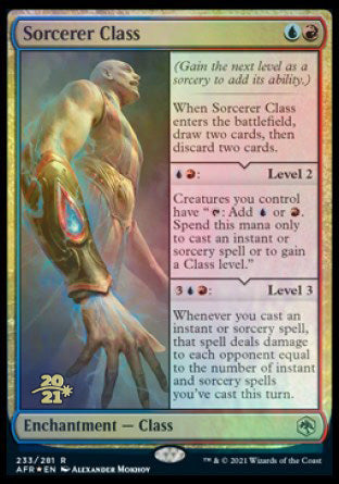 Sorcerer Class [Dungeons & Dragons: Adventures in the Forgotten Realms Prerelease Promos] | Game Master's Emporium (The New GME)