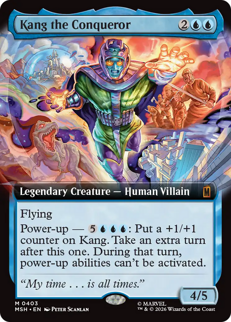 Kang the Conqueror (Extended Art) [Marvel Super Heroes] | Game Master's Emporium (The New GME)