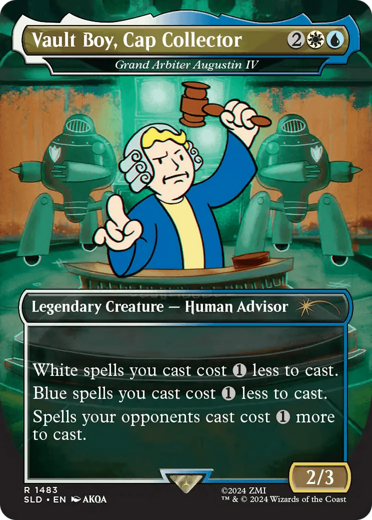 Vault Boy, Cap Collector - Grand Arbiter Augustin IV [Secret Lair Drop Series] | Game Master's Emporium (The New GME)