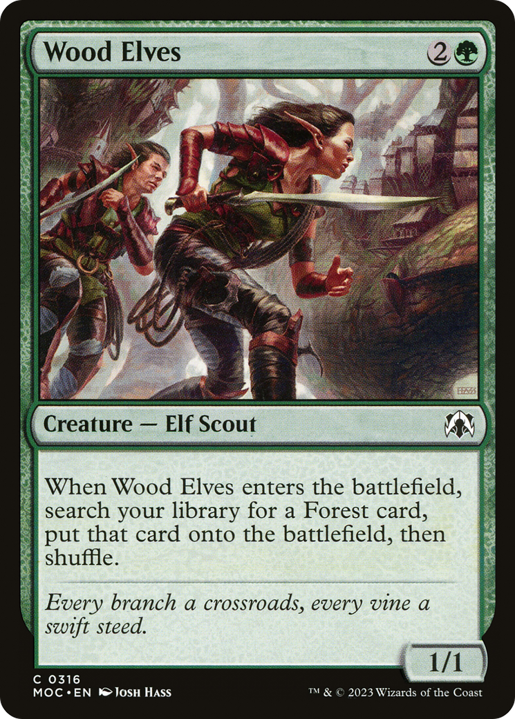Wood Elves [March of the Machine Commander] | Game Master's Emporium (The New GME)