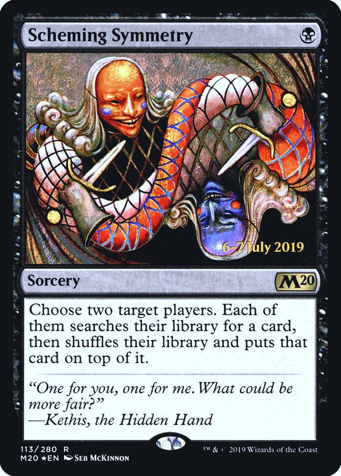 Scheming Symmetry [Core Set 2020 Prerelease Promos] | Game Master's Emporium (The New GME)