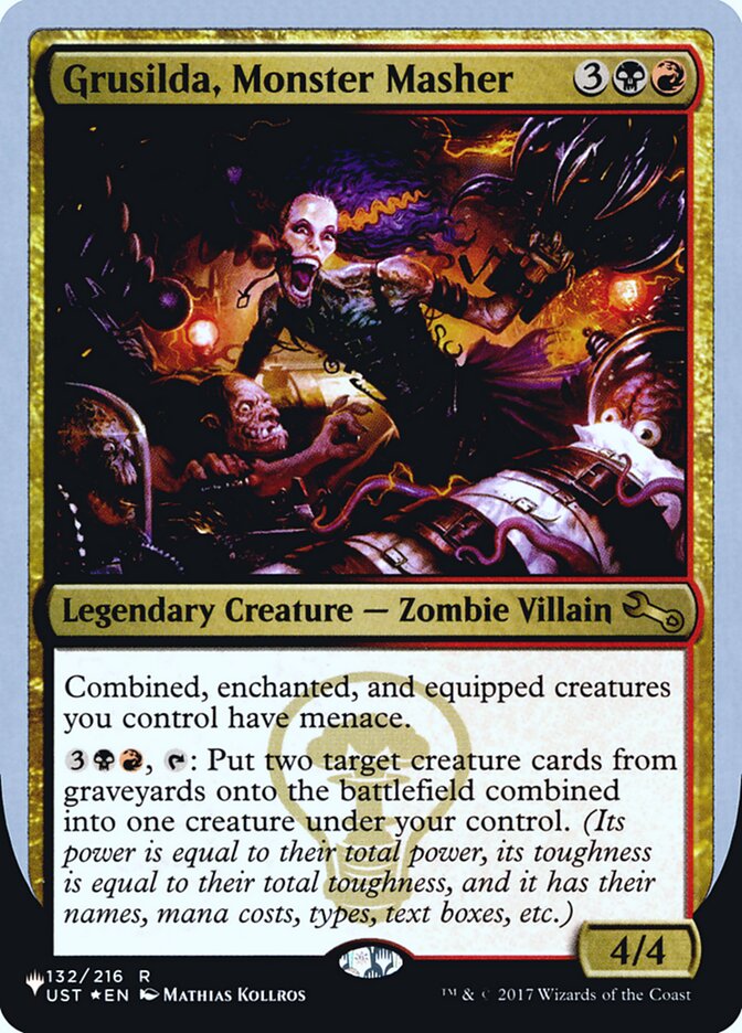 Grusilda, Monster Masher (Unfinity Foil Edition) [The List] | Game Master's Emporium (The New GME)