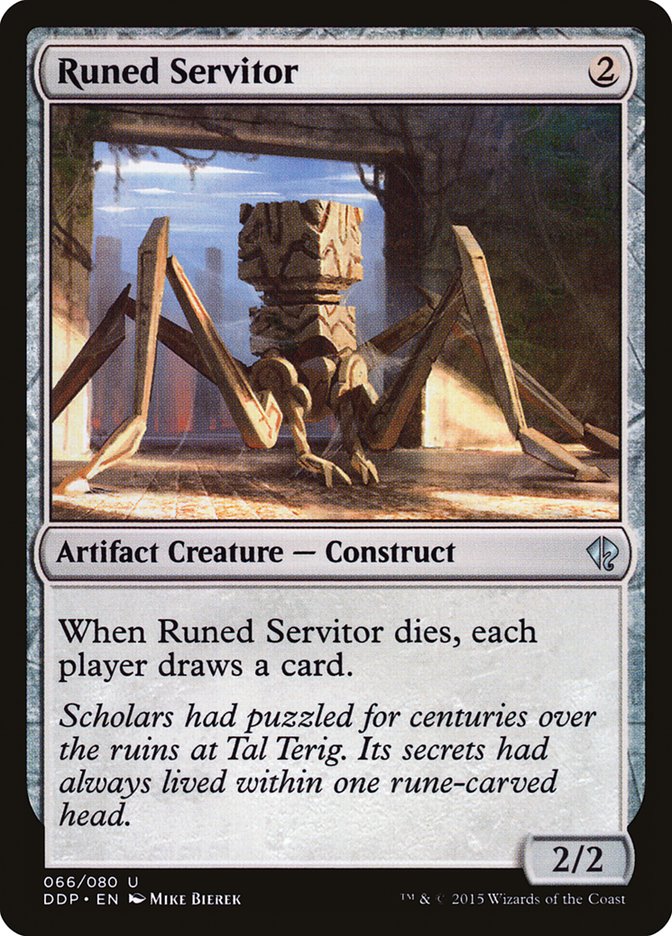 Runed Servitor [Duel Decks: Zendikar vs. Eldrazi] | Game Master's Emporium (The New GME)