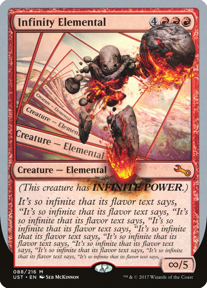Infinity Elemental [Unstable] | Game Master's Emporium (The New GME)
