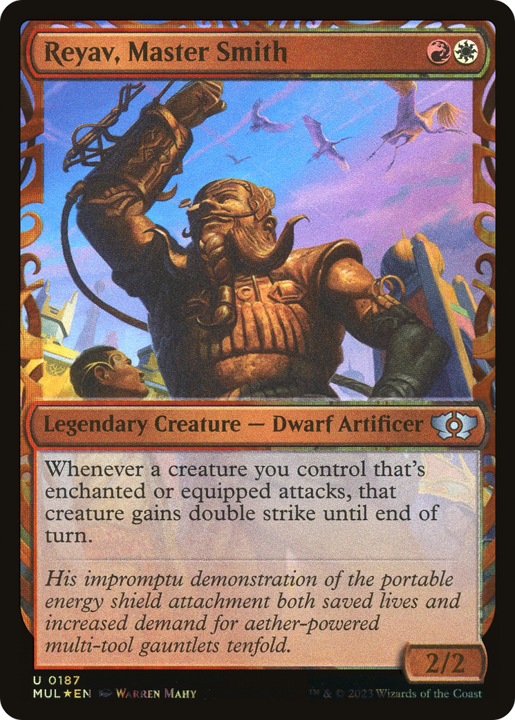 Reyav, Master Smith (Halo Foil) [Multiverse Legends] | Game Master's Emporium (The New GME)
