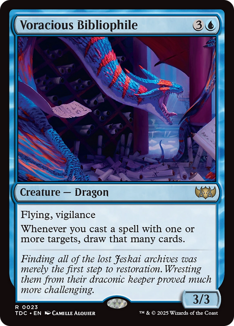 Voracious Bibliophile [Tarkir: Dragonstorm Commander] | Game Master's Emporium (The New GME)