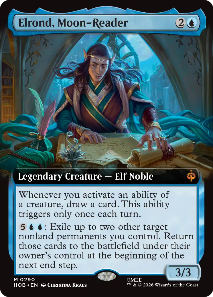 Elrond, Moon-Reader (Extended Art) [The Hobbit] | Game Master's Emporium (The New GME)