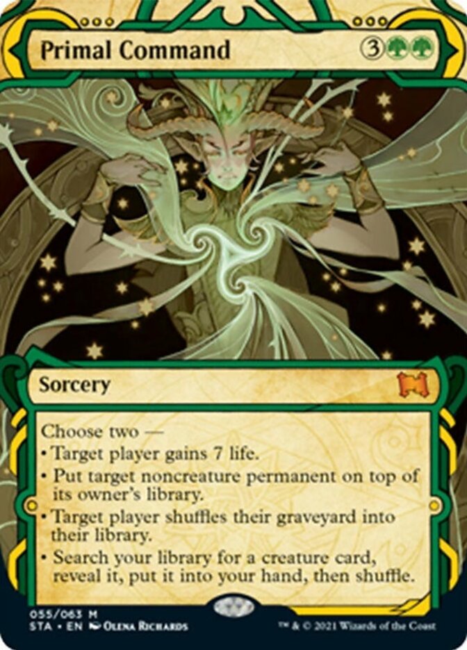 Primal Command (Foil Etched) [Strixhaven: Mystical Archive] | Game Master's Emporium (The New GME)