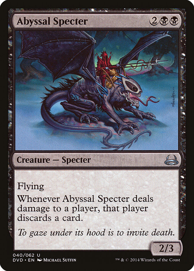 Abyssal Specter (Divine vs. Demonic) [Duel Decks Anthology] | Game Master's Emporium (The New GME)