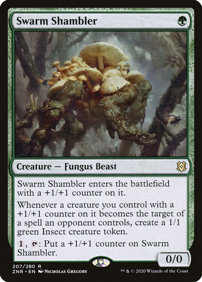 Swarm Shambler [Zendikar Rising] | Game Master's Emporium (The New GME)