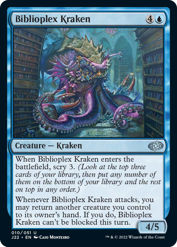 Biblioplex Kraken [Jumpstart 2022] | Game Master's Emporium (The New GME)