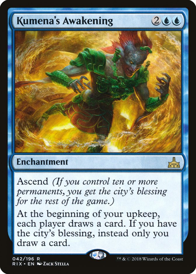 Kumena's Awakening [Rivals of Ixalan] | Game Master's Emporium (The New GME)