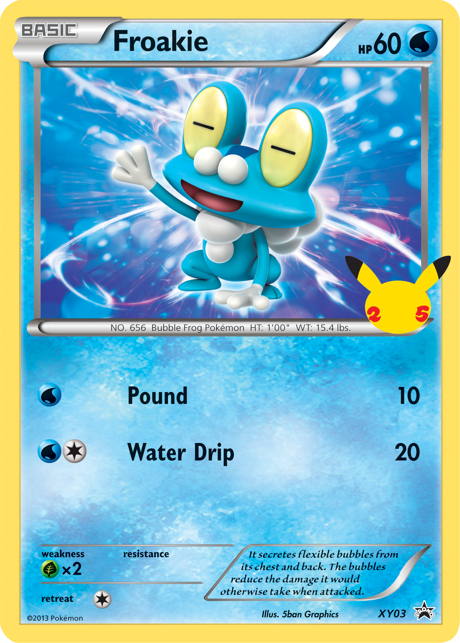 Froakie (XY03) (Jumbo Card) [First Partner Pack] | Game Master's Emporium (The New GME)