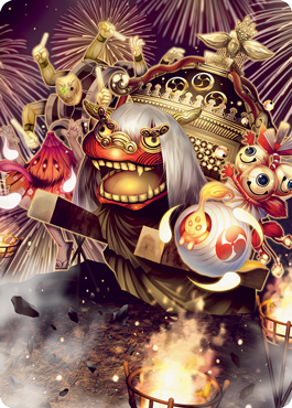 March of Reckless Joy Art Card [Kamigawa: Neon Dynasty Art Series] | Game Master's Emporium (The New GME)