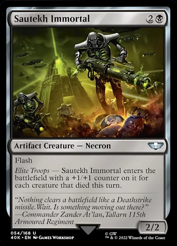 Sautekh Immortal [Warhammer 40,000] | Game Master's Emporium (The New GME)
