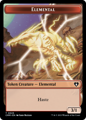 Thopter // Elemental (0025) Double-Sided Token [Commander Masters Tokens] | Game Master's Emporium (The New GME)