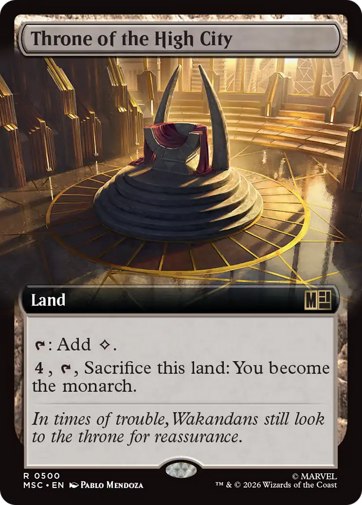Throne of the High City (Extended Art) [Marvel Super Heroes Commander] | Game Master's Emporium (The New GME)