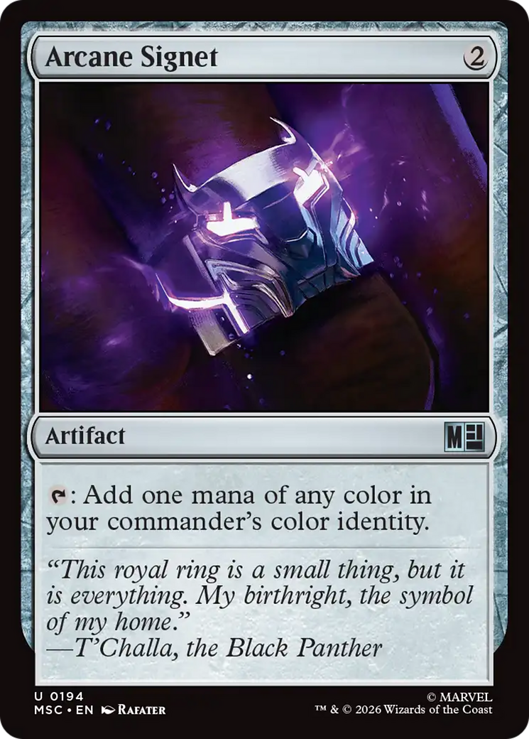 Arcane Signet (0194) [Marvel Super Heroes Commander] | Game Master's Emporium (The New GME)