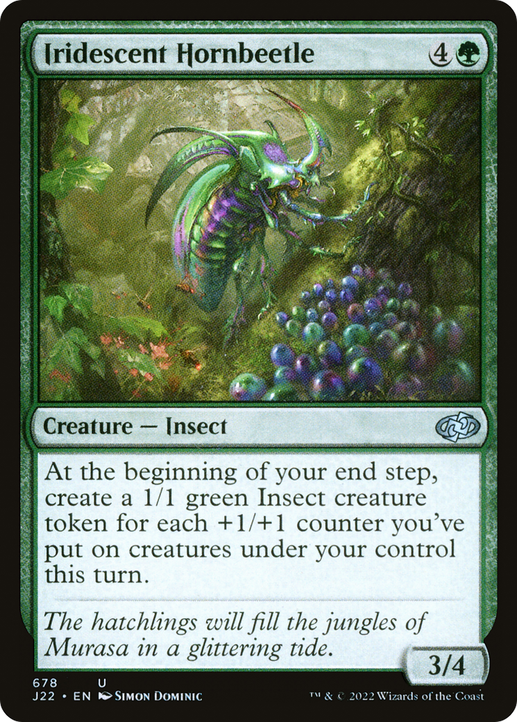 Iridescent Hornbeetle [Jumpstart 2022] | Game Master's Emporium (The New GME)