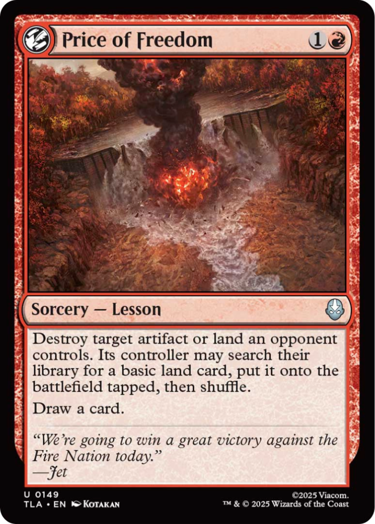 Price of Freedom [Avatar: The Last Airbender] | Game Master's Emporium (The New GME)