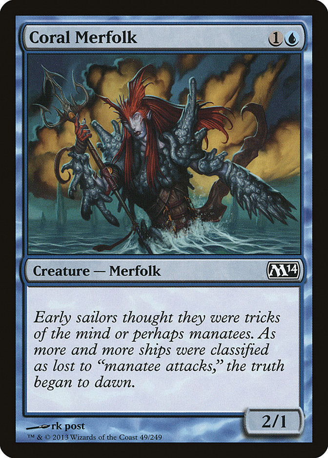 Coral Merfolk [Magic 2014] | Game Master's Emporium (The New GME)