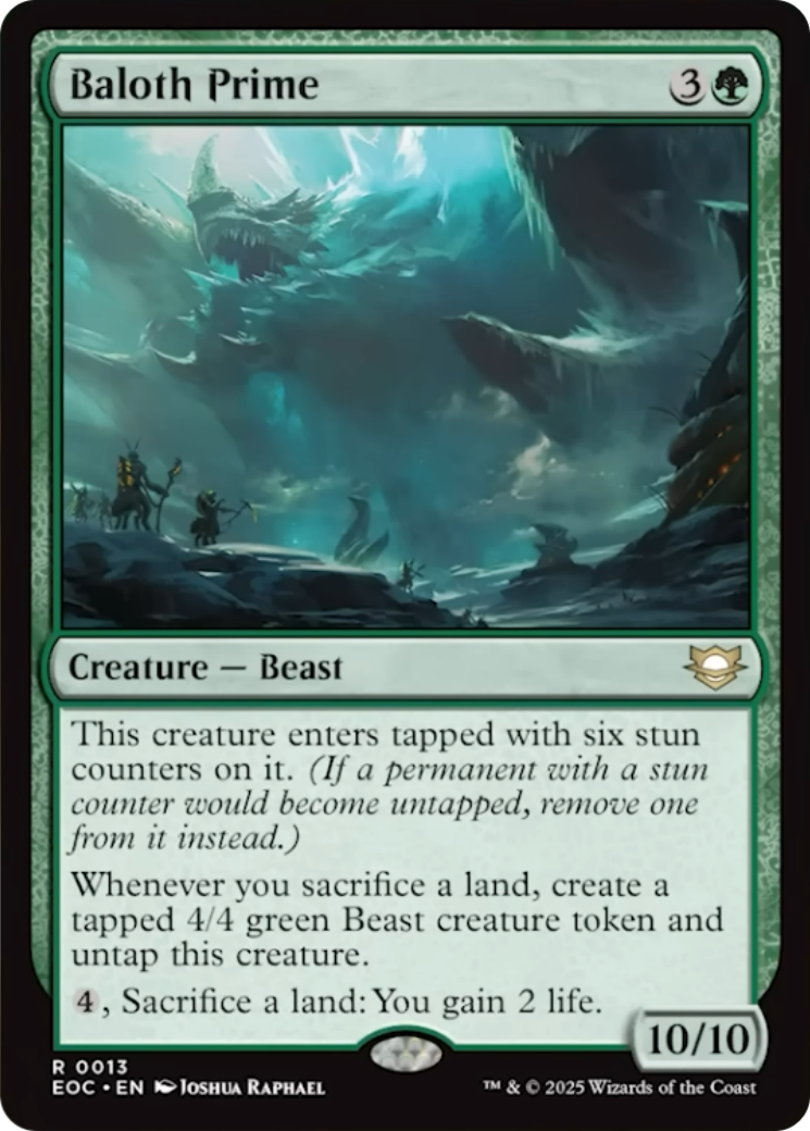 Baloth Prime [Edge of Eternities Commander] | Game Master's Emporium (The New GME)