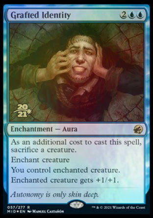 Grafted Identity [Innistrad: Midnight Hunt Prerelease Promos] | Game Master's Emporium (The New GME)