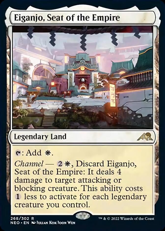 Eiganjo, Seat of the Empire [Kamigawa: Neon Dynasty] | Game Master's Emporium (The New GME)