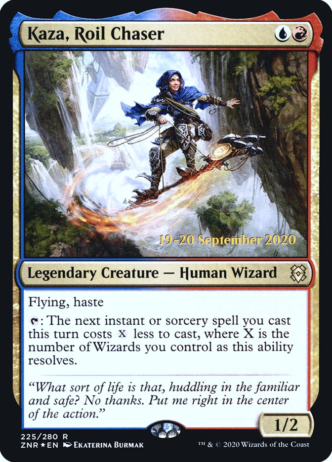 Kaza, Roil Chaser [Zendikar Rising Prerelease Promos] | Game Master's Emporium (The New GME)