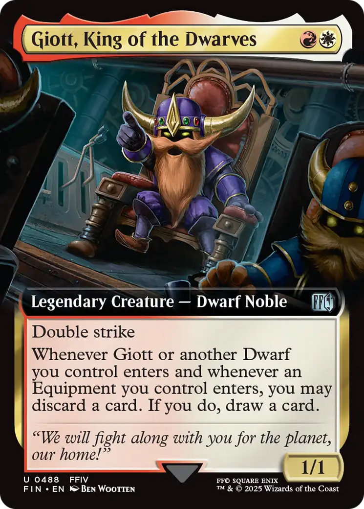 Giott, King of the Dwarves (Extended Art) [FINAL FANTASY] | Game Master's Emporium (The New GME)