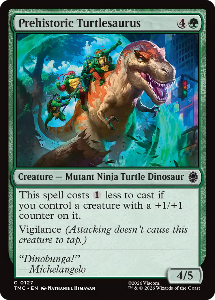 Prehistoric Turtlesaurus [Teenage Mutant Ninja Turtles Commander] | Game Master's Emporium (The New GME)