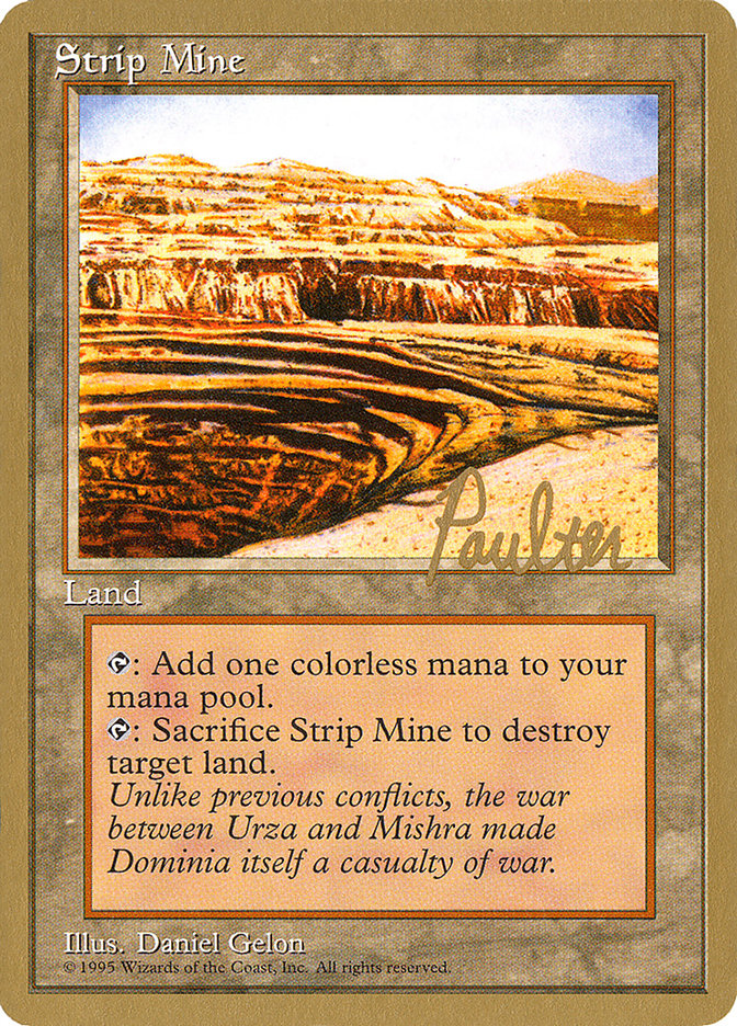 Strip Mine (Preston Poulter) [Pro Tour Collector Set] | Game Master's Emporium (The New GME)