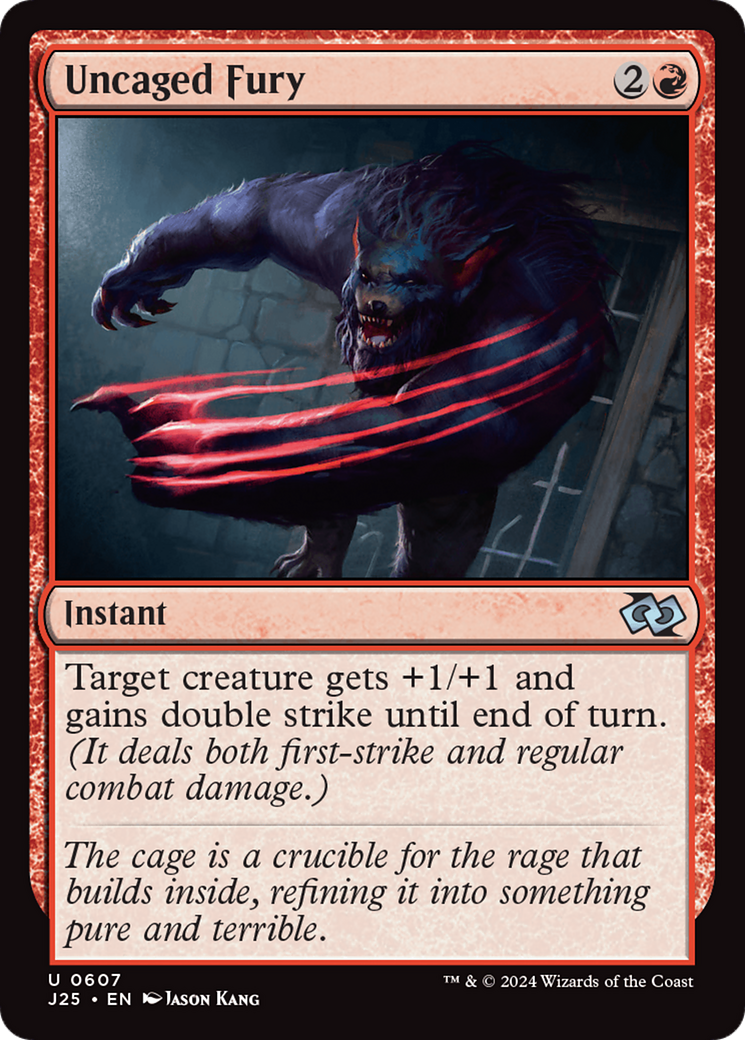 Uncaged Fury [Foundations Jumpstart] | Game Master's Emporium (The New GME)
