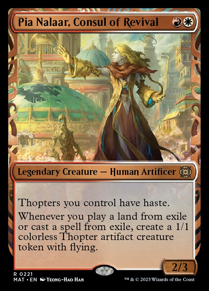 Pia Nalaar, Consul of Revival (Showcase Halo Foil) [March of the Machine: The Aftermath] | Game Master's Emporium (The New GME)