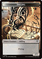 Inkling (0007) // Spirit (0011) Double-Sided Token [Secrets of Strixhaven Tokens] | Game Master's Emporium (The New GME)