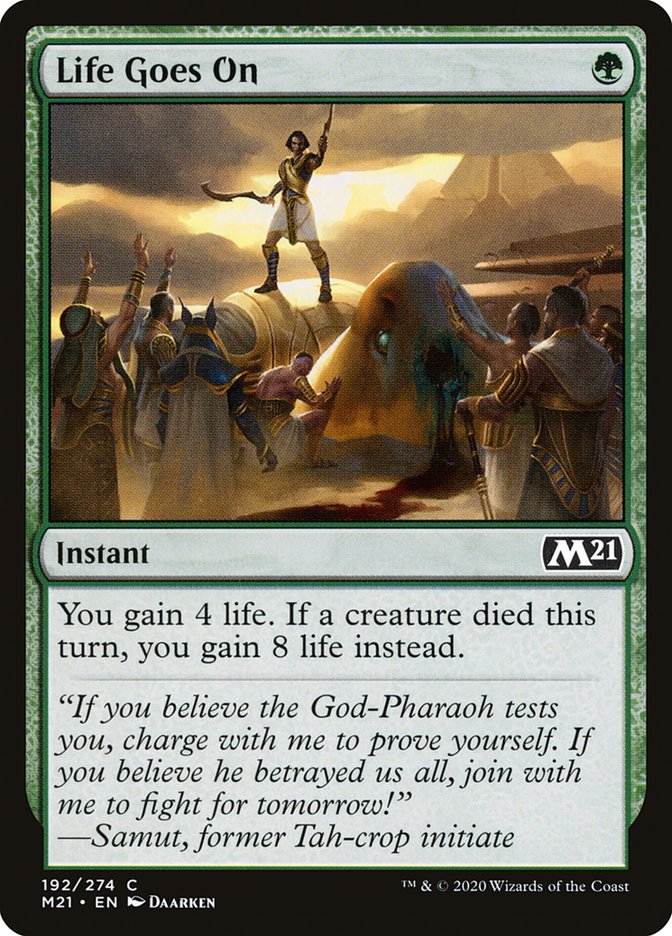 Life Goes On [Core Set 2021] | Game Master's Emporium (The New GME)