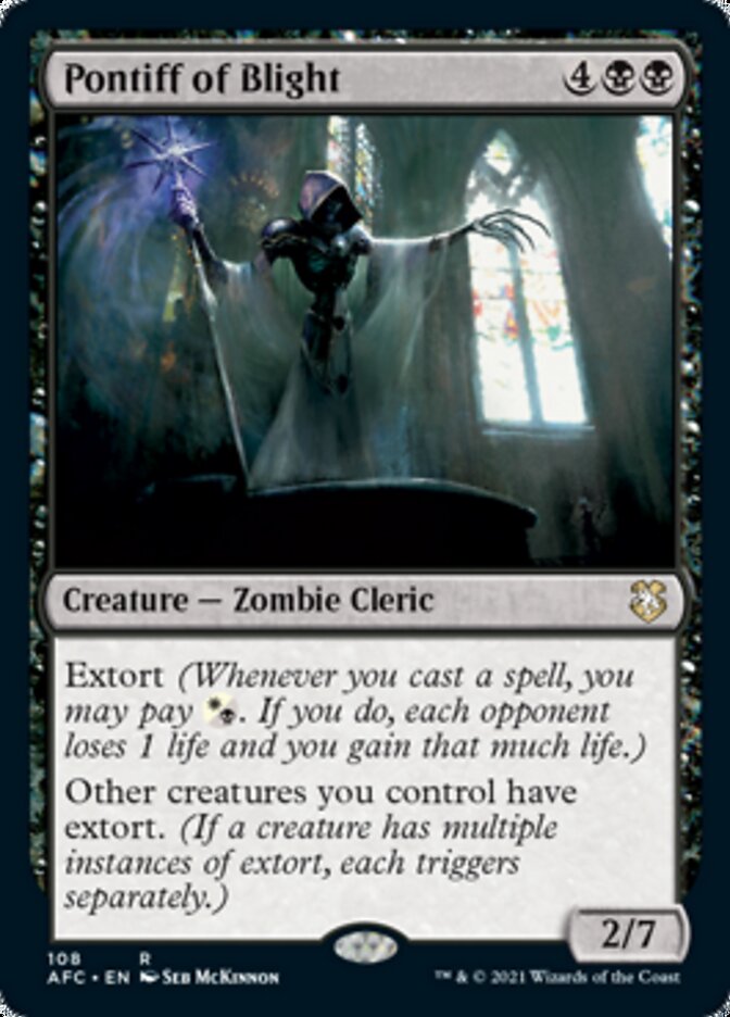 Pontiff of Blight [Dungeons & Dragons: Adventures in the Forgotten Realms Commander] | Game Master's Emporium (The New GME)