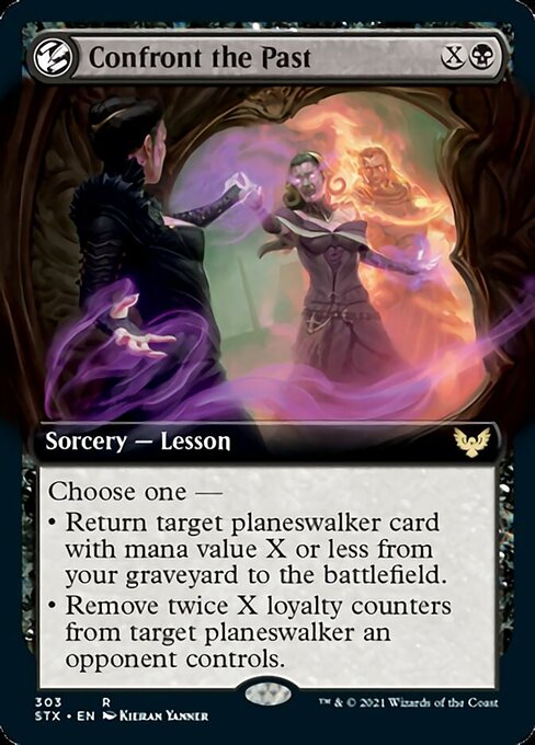Confront the Past (Extended Art) [Strixhaven: School of Mages] | Game Master's Emporium (The New GME)