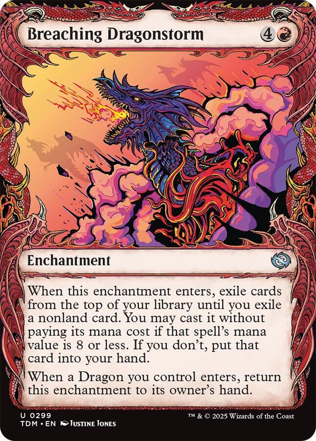Breaching Dragonstorm (Showcase) [Tarkir: Dragonstorm] | Game Master's Emporium (The New GME)