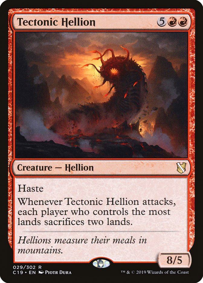 Tectonic Hellion [Commander 2019] | Game Master's Emporium (The New GME)