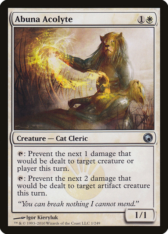 Abuna Acolyte [Scars of Mirrodin] | Game Master's Emporium (The New GME)