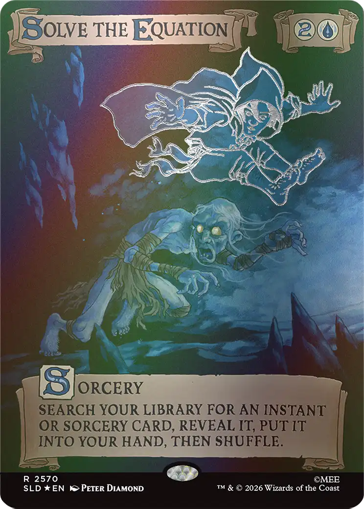 Solve the Equation (2570) (Out Of Sight Foil) [Secret Lair Drop Series] | Game Master's Emporium (The New GME)