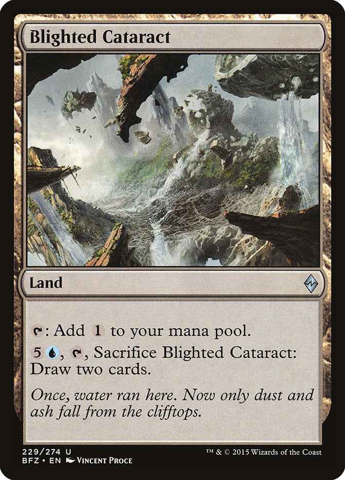 Blighted Cataract [Battle for Zendikar] | Game Master's Emporium (The New GME)