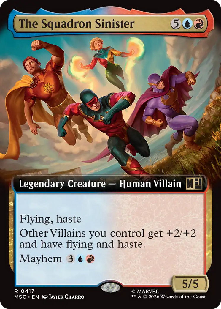 The Squadron Sinister (Extended Art) [Marvel Super Heroes Commander] | Game Master's Emporium (The New GME)